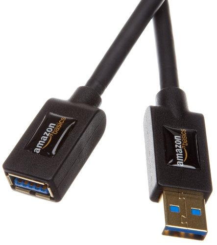 Cable De Extensión Usb 3.0 De Macho A Hembra Negro