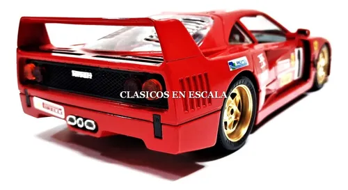 Ferrari F40 Evoluzione #1 1992 - Rojo Burago 1/18