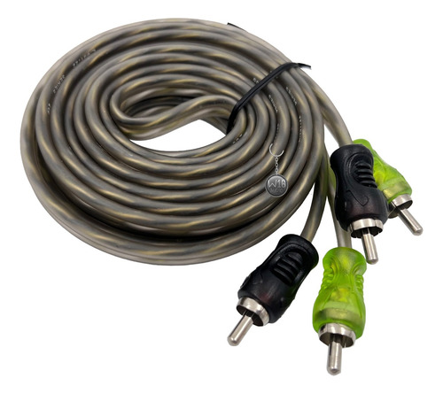 2 Cabo Rca Blindado Som Qualidade Technoise Serie 200p - 3m
