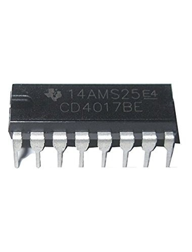 Contador De Décadas De Texas Instruments Cd4017 Cd4017be Cmo
