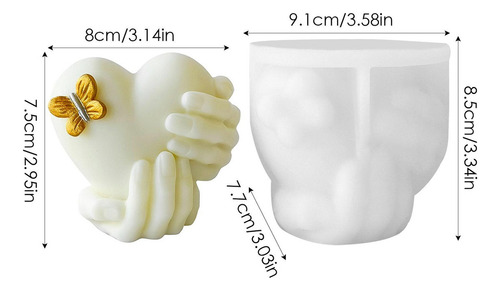 Xfw1 Moldes Para Fundir Velas 3d De Silicona En Forma De