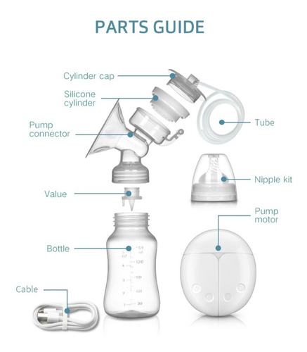 Imagen 3 de 9 de Doble Extractor Leche Materna Eléctrico Envío Gratis!