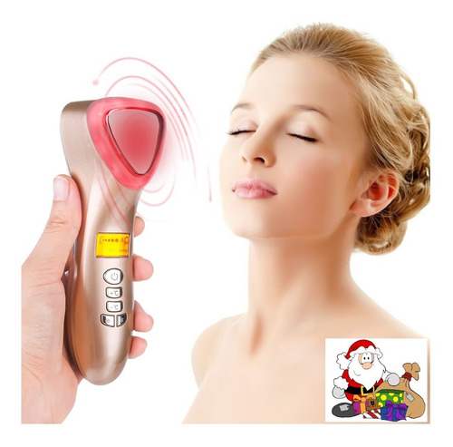 Masajeador Facial Vibración Ultrasónica Hot & Cool