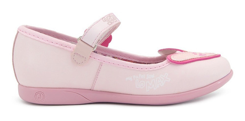 Zapato Balerina Distroller Rosa Corazon Glitter 15-17