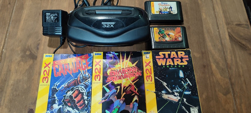 Sega Génesis 32x Funcionando Completa Con 5 Juegos