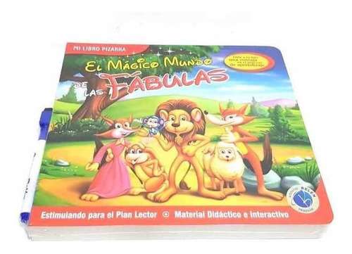 Imagen 7 de 7 de Libro Pizarra Mágica El Mundo Mágico De Las Fábulas 3-5 Años