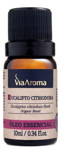 Óleo Essencial Eucalipto Citriodora 10ml Via Aroma 100% Puro