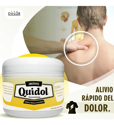 Ungüento Dolor Extremo Espalda Rodillas Quidol 4 Piezas Pack