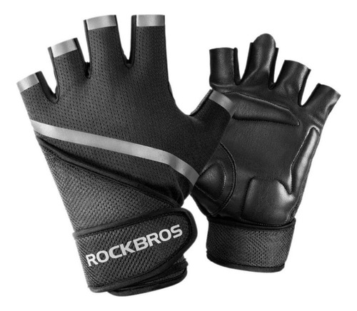 Guantes Rockbros Acolchados De Gym Ciclismo Atletismo