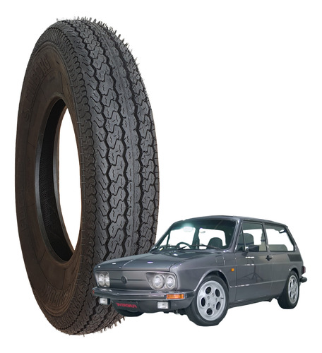 Pneu Cinborg 5.90x 14 Fuca 80p 4l Cinborg Não É Remold