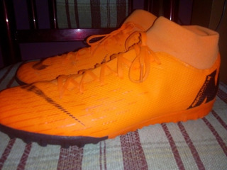 tenis mercurial naranjas