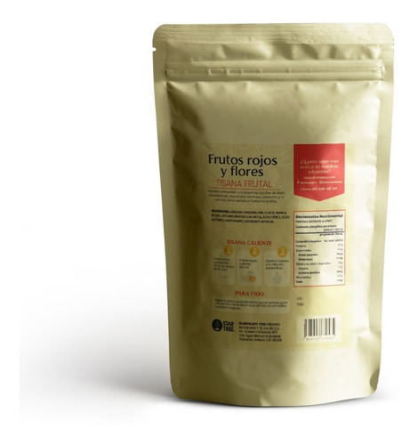 Tisana Frutal Star Tree Sabor Frutos Rojos Y Flores 100g