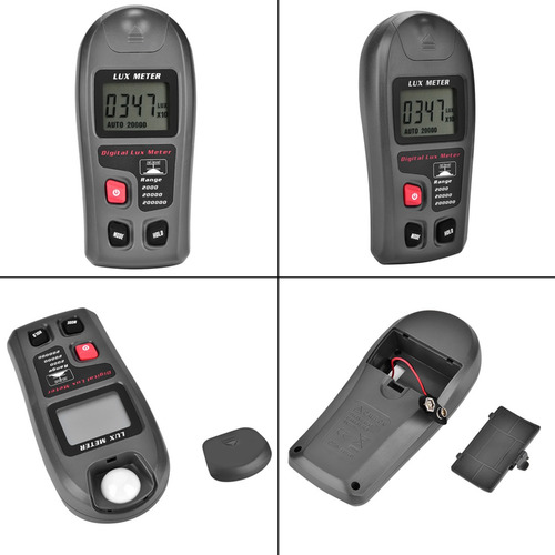 Medidor De Luz Digital Mt-30 Con Pantalla Lcd