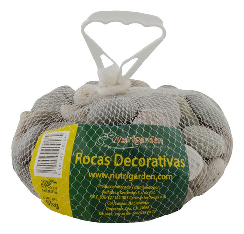 Rocas Decorativas Nutrigarden Gris 5 Kg Patio Jardin Terraza