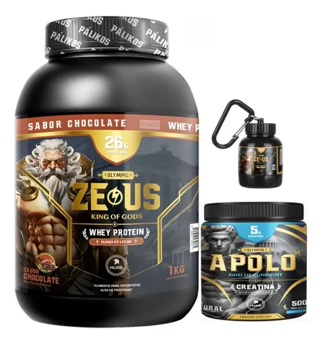 Whey Protein 1 Kilos + Creatina 500g + Llavero Portasuples