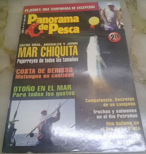 Antigua Revista **panorama De Pesca** Mayo 2001. N°114