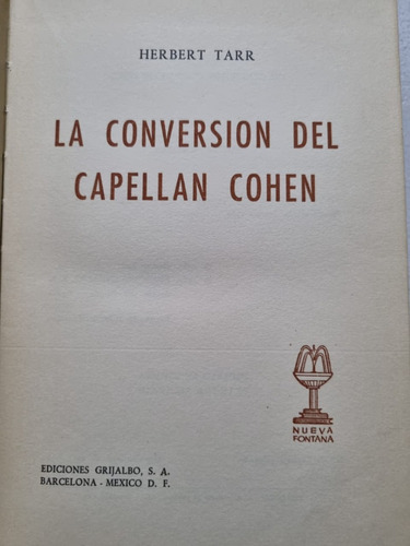 La Conversión Del Capellan Cohen Herbert Tarr