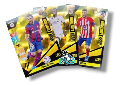 Set 3 Limited Editions Adrenalyn Liga Española 2024 Panini