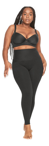 Leggings Licra Tallas Grandes Dama Control Abdomen Tiro Alto