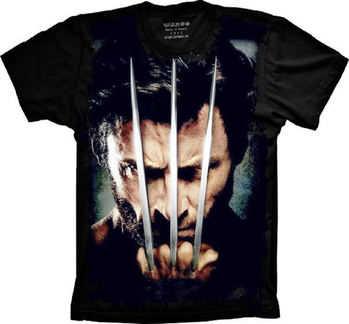 Camiseta Plus Size Filme - Super Herói - Logan - Wolverine
