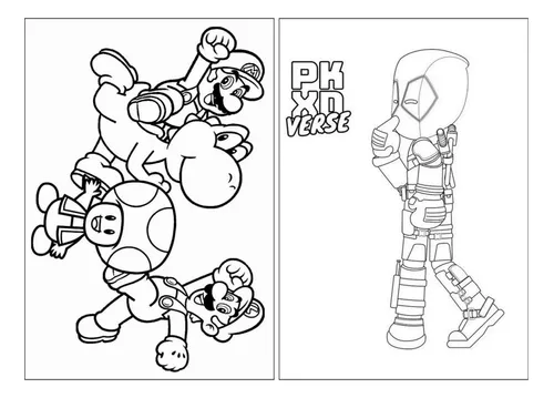 Kit 100 Desenhos Para Pintar E Colorir Dragonball Z - Folha A4 ! 2