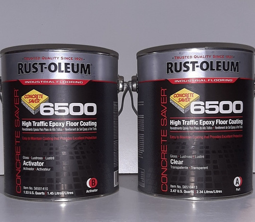 Kit Rust Oleum 6500 Autonivelante Transparente 3.78