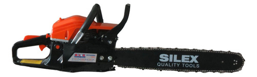 Motosierra Naftera A Explosión Silex Espada 50 Cm 52cc 3.5hp Color Naranja/negro
