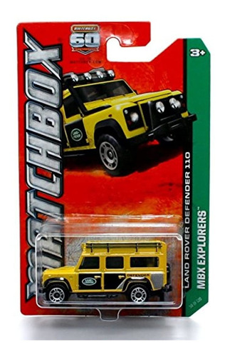 Matchbox Land Rover Defender 110 (amarillo)