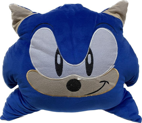 Cojín Sonic, Excelente Bordado 2 Piezas 45 Cm