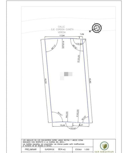 Imagen 5 de 15 de Lote De 800 M2 A La Laguna En Venta En San Sebastián Area 1