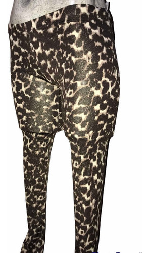 Sexy Leggin Mayon Animal Print Glitter Miley Cirus Y Maxazri (Usado)