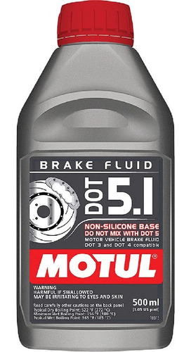 Liga De Frenos Motul Dot 5.1 500ml Moto