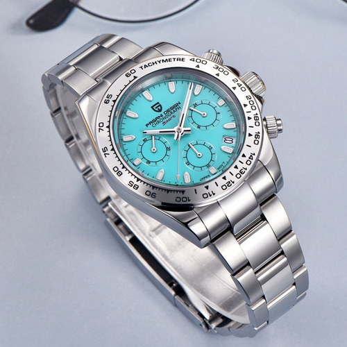Pagani Design Reloj Hombres Cuarzo Luminoso Impermeable