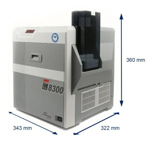 Impresora De Credenciales Matica Xid 8300 Doble Faz