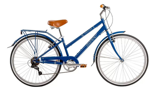 Bicicleta Huffy Urbana R26 Parisien Color Azul Tamaño Del Cuadro 26