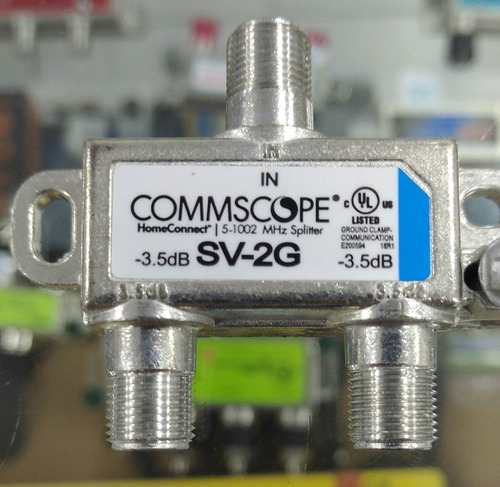 Splitter Ncm De 2 Vias, 1000mhz, Cable Coaxial Inter, Movist