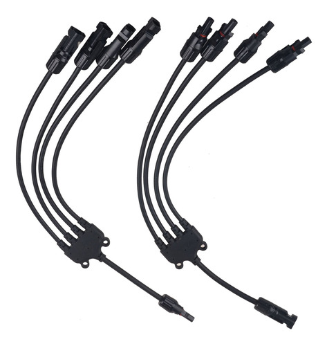 Solarepic Rama Conector Mc4 Panel Solar Paralelo Cable