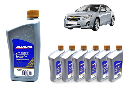 Chevrolet Cruze 1.8 L - Aceite Caja Automática - Pack 6 Unds