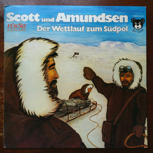Vinilo De 12    En Aleman Scott Y Amundsen Hacia El Polo Sur