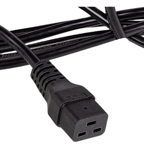 Kit Com 10 Extensão De Cabo De Força Iec C20/c19 De 3 Metros