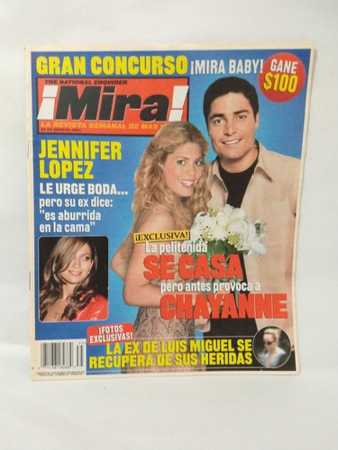 Revista Mira Jennifer López Agosto 2001