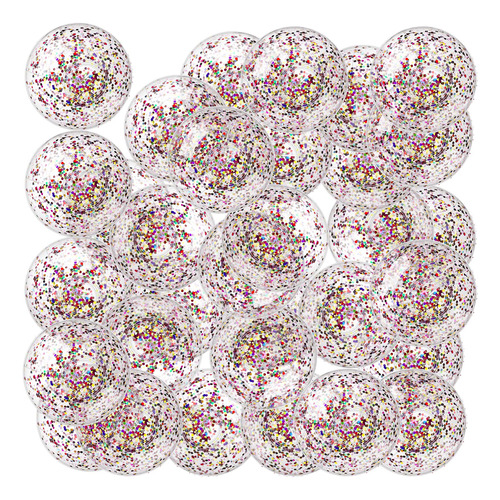 Junkin 50 Piezas De 4 A 5 Pulgadas Mini Glitter Beach Ball B