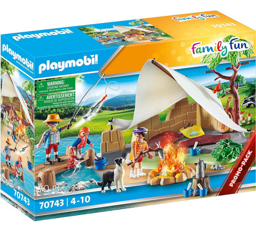 Playmobil Family Fun Familia De Acampada 70743