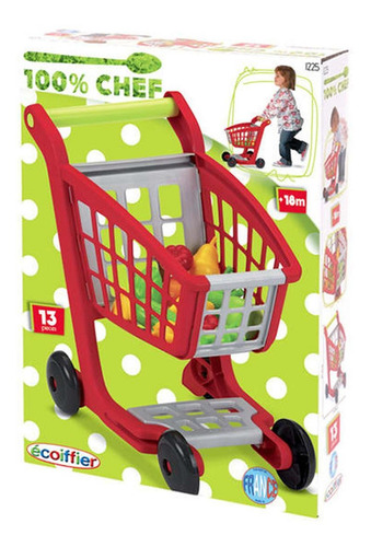 Juguete Carrito De Supermecado Con Accesorios Ecoiffier