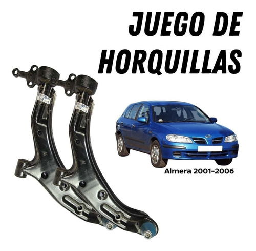 Jgo Horquillas Susp Delanteras Almera 2002