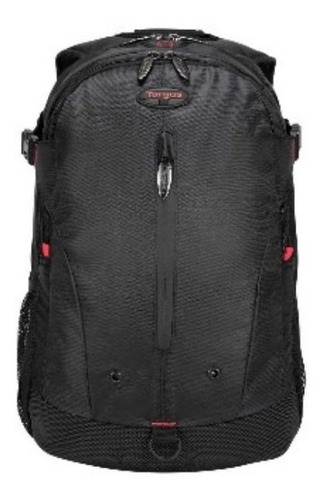 Mochila para portátil Targus Terra 15.6 Tsb226, color negro, diseño de tela lisa