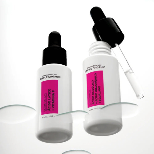 Ultra Serum Acido Glicolico + Hialuronico + Squalane 30ml
