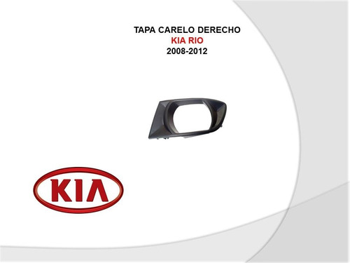 Tapa Carelo Derecho Rio Kia Stylus 2008-2012