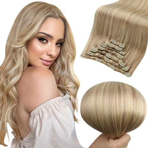 Full Shine - Extensiones De Cabello Humano Real Con Pinzas I