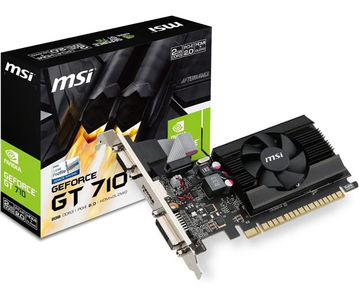 Tarjeta de video Nvidia MSI GeForce 700 Series GT 710 2GB